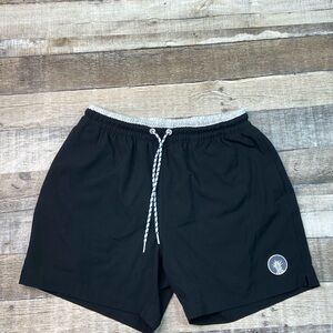 Black Chubbies Men's Shorts with Pineapple Logo